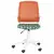 Кресло детское &quot;Ирис White&quot;, спинка оранжевая W013, сиденье &quot;спорт&quot; T58, пластик белый, фото 2