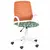 Кресло детское &quot;Ирис White&quot;, спинка оранжевая W013, сиденье &quot;спорт&quot; T58, пластик белый, фото 1