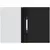 Папка-скоросшиватель пластик. OfficeSpace, А4, 160мкм, черная с прозр. верхом, фото 2