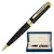Ручка подарочная шариковая WATERMAN &quot;Exception Black GT Slim&quot;, черный лак, позолоченные детали, синяя, S0636960, фото 1