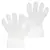Перчатки полиэтиленовые одноразовые OfficeClean, разм. M, 50 пар (100 шт.), пакет с европодвесом, фото 1