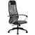 Кресло руководителя Метта BK-8 PL2, ткань-сетка темно-серая №21, спинка-сетка, топ-ган, фото 1