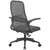 Кресло оператора Метта СP-8 PL2, ткань-сетка чёрная №20, низкая спинка-сетка, топ-ган, фото 4