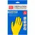 Перчатки резиновые хозяйственные OfficeClean Стандарт+,супер прочные,р.L,желтые,пакет с европодвесом, фото 2