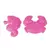 Песок для лепки кинетический ЮНЛАНДИЯ, розовый, 500 г, 2 формочки, ведерко, 104997, фото 3