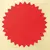 Этикетка самоклеящаяся для опечатывания документов ЗВЕЗДОЧКА красная, 52 мм, 500 шт, BRAUBERG 111742, фото 3