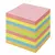Блок для записей BRAUBERG в подставке прозрачной, куб 9х9х9 см, цветной, 122225, фото 3
