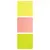 Блок самоклеящийся (стикеры), BRAUBERG, НЕОНОВЫЙ, 76х76 мм, 3 цвета х 50 листов, 124809, фото 2