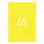 Этикетка самоклеящаяся 38х21,2 мм, 65 этикеток, неово-желтая, 65 г/м2, 50 листов, STAFF, 128848, фото 1