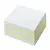 Блок для записей STAFF в подставке прозрачной, куб 9х9х5 см, цветной, чередование с белым, 129198, фото 3