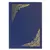Папка адресная бумвинил с виньеткой, формат А4, синяя, индивидуальная упаковка, STAFF, 129582, фото 5