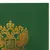 Папка адресная бумвинил с гербом России, формат А4, зеленая, индивидуальная упаковка, STAFF, 129581, фото 4