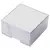 Блок для записей STAFF в подставке прозрачной, куб 9х9х5 см, белый, белизна 90-92%, 129193, фото 2