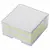 Блок для записей STAFF в подставке прозрачной, куб 9х9х5 см, цветной, чередование с белым, 129198, фото 2