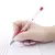 Ручка гелевая с грипом STAFF, КРАСНАЯ, корпус прозрачный, узел 0,5 мм, линия письма 0,35 мм, 141824, фото 8