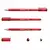 Ручка гелевая ERICH KRAUSE &quot;G-Tone&quot;, КРАСНАЯ, корпус тонированный красный, узел 0,5 мм, линия письма 0,4 мм, 17811, фото 4