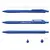 Ручка шариковая автоматическая ERICH KRAUSE &quot;R-305&quot;, СИНЯЯ, корпус синий, узел 0,7 мм, линия письма 0,35 мм, 39055, фото 2