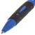 Ручка шариковая автоматическая с грипом STAFF, СИНЯЯ, корпус синий, узел 0,7 мм, линия письма 0,35 мм, 142492, фото 3