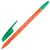 Ручка шариковая BRAUBERG &quot;X-333 Orange&quot;, ЗЕЛЕНАЯ, корпус оранжевый, узел 0,7 мм, линия письма 0,35 мм, 142412, фото 2