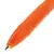 Ручка шариковая BRAUBERG &quot;X-333 Orange&quot;, ЗЕЛЕНАЯ, корпус оранжевый, узел 0,7 мм, линия письма 0,35 мм, 142412, фото 4