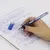 Ручка стираемая гелевая STAFF, СИНЯЯ, корпус синий, хромированные детали, узел 0,5 мм, линия письма 0,38 мм, 142499, фото 8