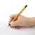 Ручка шариковая STAFF, СИНЯЯ, шестигранная, корпус оранжевый, узел 1 мм, линия письма 0,5 мм, 142661, фото 8