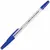 Ручка шариковая ОФИСБУРГ Line, корпус прозрачный, узел 1мм, линия письма 0,5мм, синяя, 143206, фото 3
