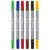 Фломастеры двухсторонние BRAUBERG 6 цветов, пишущие узлы 2 и 5 мм, вентилируемый колпачок, картонная упаковка, 151408, фото 3