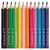 Карандаши цветные MAPED &quot;Pulse&#039;&quot;, 12 цветов, мини, пластиковые, трехгранные, заточенные, европодвес, 832752, фото 2