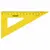 Набор чертежный средний ПИФАГОР (линейка 20 см, 2 треугольника, транспортир), прозрачный, неоновый, пакет, 210626, фото 8