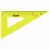 Набор чертежный малый ПИФАГОР (линейка 16 см, 2 треугольника, транспортир), неоновый, европодвес, 210625, фото 4