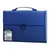 Портфель пластиковый BRAUBERG А4 (332х245х35 мм), 13 отделений, с окантовкой, индексные ярлыки, синий, 221379, фото 2
