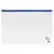 Папка-конверт на молнии А4 (230х333 мм), прозрачная, молния синяя, 0,11 мм, BRAUBERG, 221010, фото 2