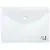 Папка-конверт с кнопкой BRAUBERG, А4, до 100 листов, прозрачная, 0,15 мм, 221638, фото 2