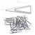 Скрепки ERICH KRAUSE, 25 мм, металлические, треугольные, 100 штук, в картонной коробке, 24869, фото 2