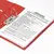 Папка-регистратор BRAUBERG с двухсторонним покрытием из ПВХ, 70 мм, красная, 222652, фото 13