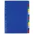 Разделитель пластиковый ОФИСМАГ, А4, 12 листов, цифровой 1-12, оглавление, цветной, 225617, фото 3