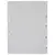 Разделитель пластиковый ОФИСМАГ, А4, 5 листов, цифровой 1-5, оглавление, серый, 225602, фото 3