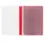 Папка 10 вкладышей STAFF с перфорацией, мягкая, красная, 0,16 мм, 224976, фото 3