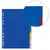 Разделитель пластиковый ОФИСМАГ, А4, 5 листов, цифровой 1-5, оглавление, цветной, 225616, фото 4