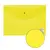 Папка-конверт с кнопкой STAFF, А4, до 100 листов, прозрачная, желтая, 0,12 мм, 226031, фото 6
