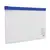 Папка-конверт на молнии МАЛОГО ФОРМАТА (250х135 мм), прозрачная, молния синяя, 0,11 мм, BRAUBERG, 226032, фото 1