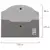 Папка-конверт с кнопкой МАЛОГО ФОРМАТА (250х135 мм), тонированная черная, 0,18 мм, BRAUBERG, 227315, фото 8