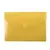 Папка-конверт с кнопкой МАЛОГО ФОРМАТА (74х105 мм), А7 (для дисконтных, банковских карт, визиток) прозр, желтая, 0,18 мм, BRAUBERG, 227324, фото 2