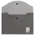 Папка-конверт с кнопкой МАЛОГО ФОРМАТА (240х190 мм), А5, тонированная черная, 0,18 мм, BRAUBERG, 227313, фото 3