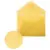 Папка-конверт с кнопкой МАЛОГО ФОРМАТА (74х105 мм), А7 (для дисконтных, банковских карт, визиток) прозр, желтая, 0,18 мм, BRAUBERG, 227324, фото 6