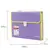 Портфель пластиковый BRAUBERG &quot;Joy&quot;, А4 (330х245х35 мм), 13 отделений, с окантовкой, индексные ярлыки, фиолетовый, 227977, фото 7