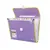 Портфель пластиковый BRAUBERG &quot;Joy&quot;, А4 (330х245х35 мм), 13 отделений, с окантовкой, индексные ярлыки, фиолетовый, 227977, фото 2