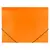 Папка на резинках BRAUBERG &quot;Office&quot;, оранжевая, до 300 листов, 500 мкм, 228084, фото 2