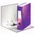 Папка-регистратор LEITZ &quot;WOW&quot;, механизм 180°, ламинированная, 80 мм, фиолетовая, 10050062, фото 8